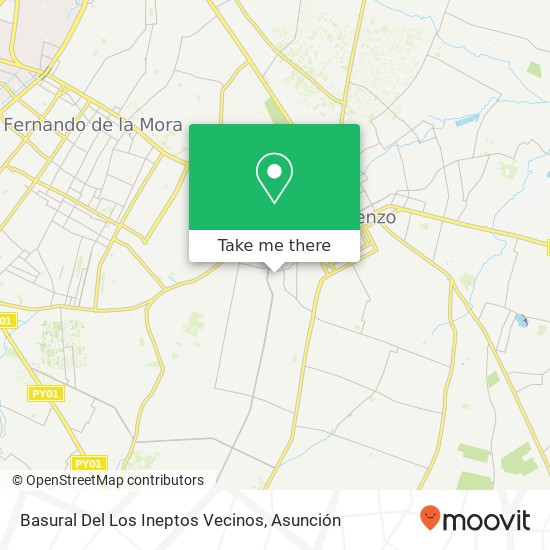 Basural Del Los Ineptos Vecinos map