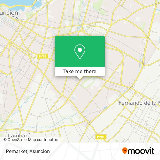 Pemarket map