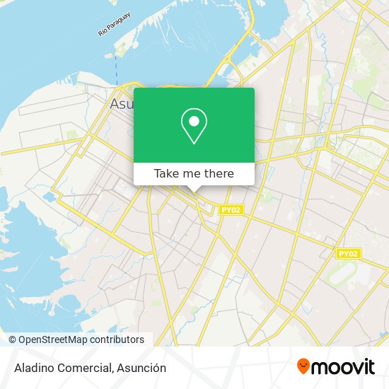 Aladino Comercial map