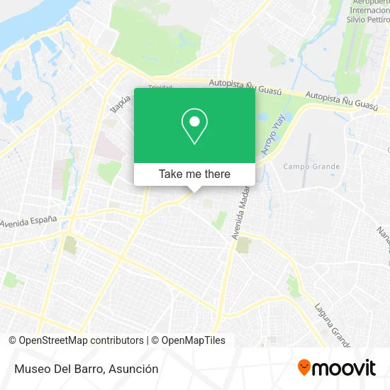 Museo Del Barro map
