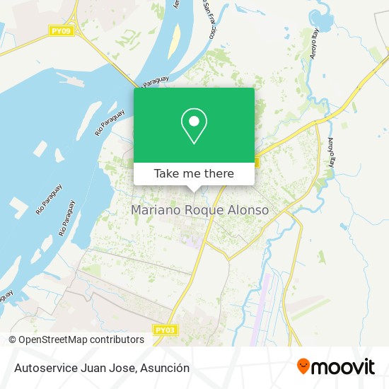 Autoservice Juan Jose map