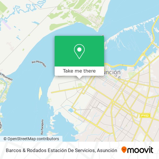 Barcos & Rodados Estación De Servicios map