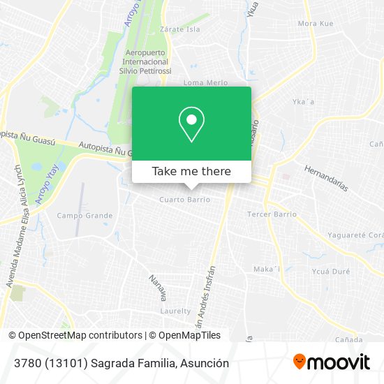 3780 (13101) Sagrada Familia map