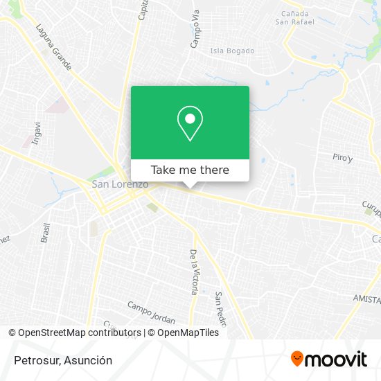 Mapa de Petrosur