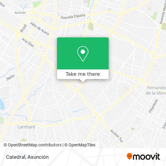 Mapa de Catedral