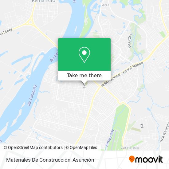 Mapa de Materiales De Construcción