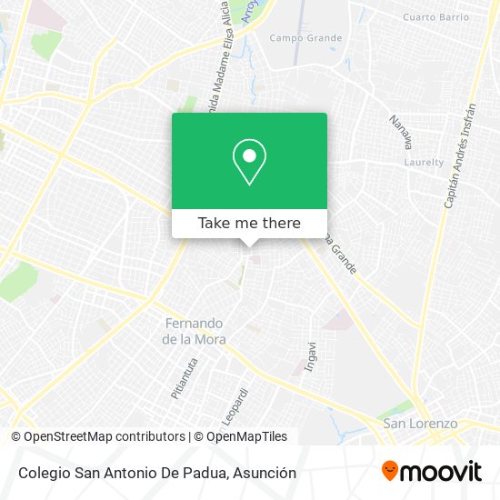 Colegio San Antonio De Padua map