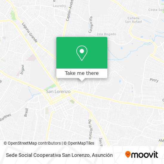 Sede Social Cooperativa San Lorenzo map