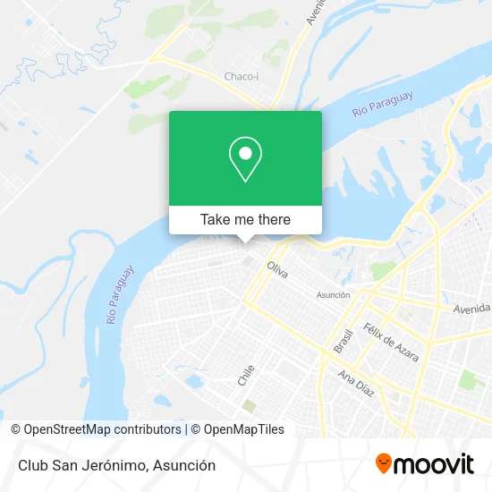 Club San Jerónimo map