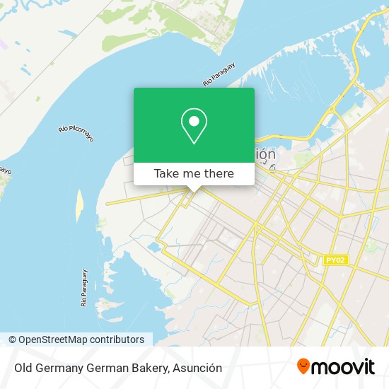 Mapa de Old Germany German Bakery
