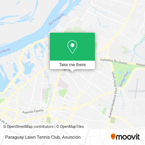 Paraguay Lawn Tennis Club map