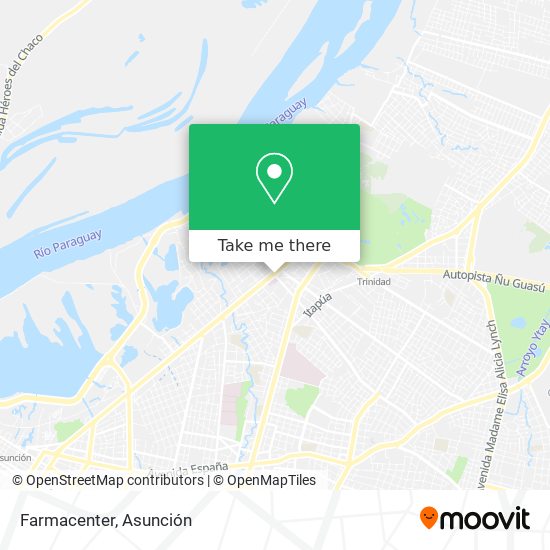 Mapa de Farmacenter