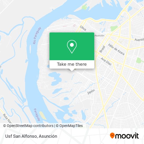 Mapa de Usf San Alfonso