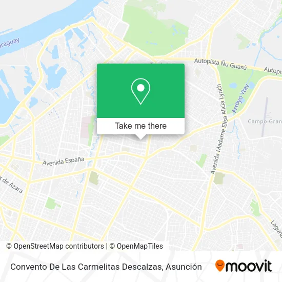 Convento De Las Carmelitas Descalzas map