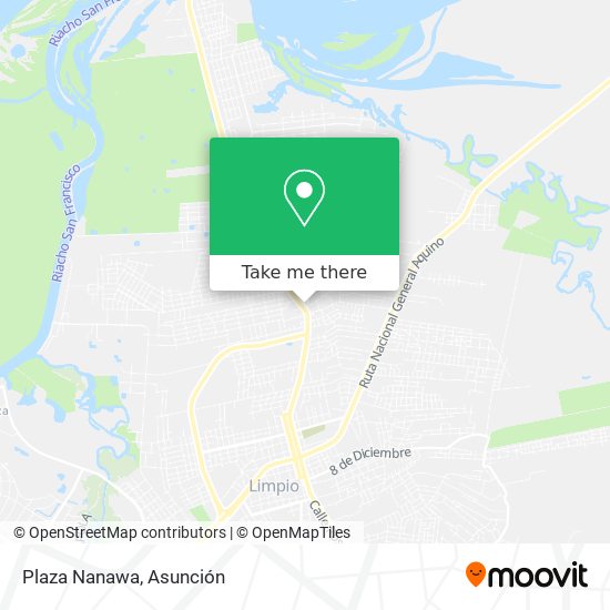 Mapa de Plaza Nanawa