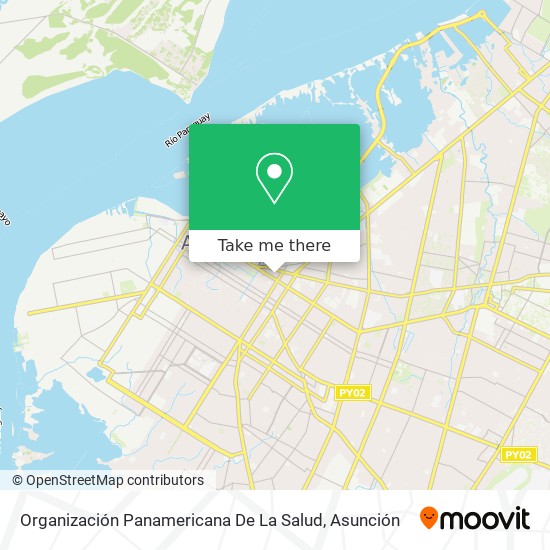 Organización Panamericana De La Salud map