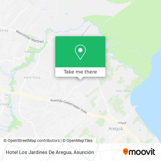 Hotel Los Jardines De Aregua map