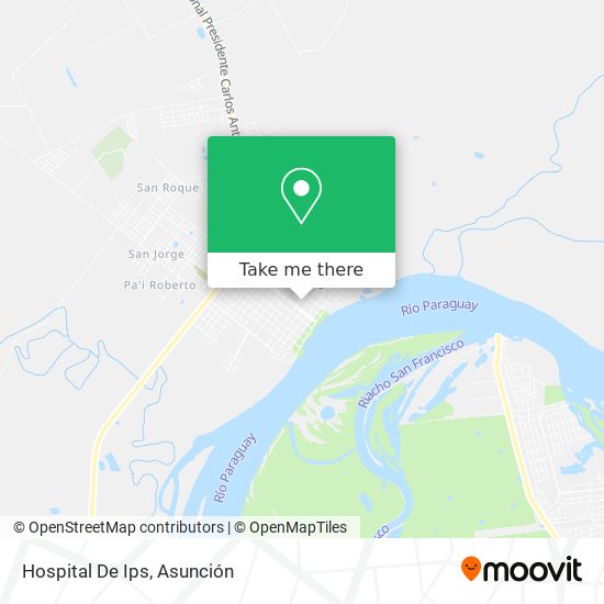 Mapa de Hospital De Ips