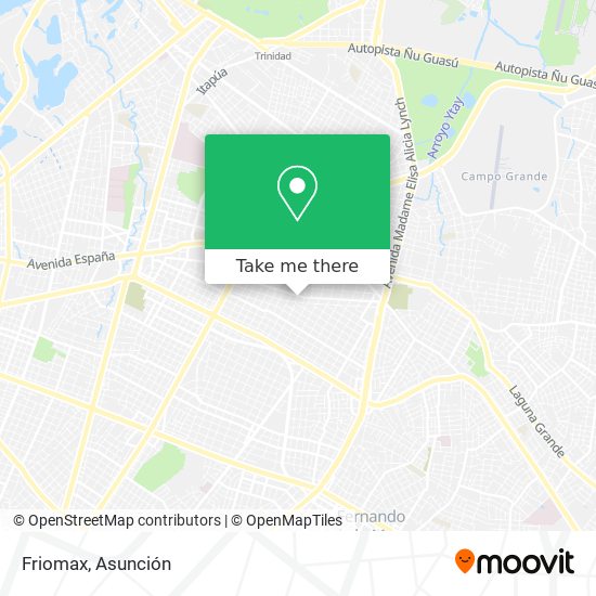 Mapa de Friomax