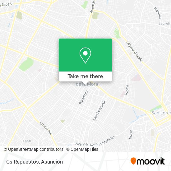 Mapa de Cs Repuestos