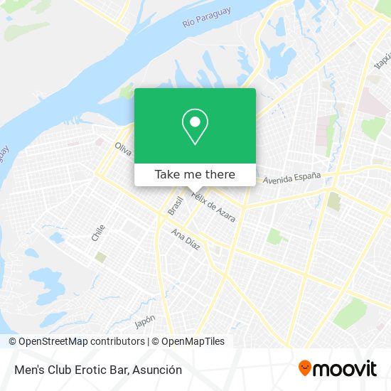 Men's Club Erotic Bar map