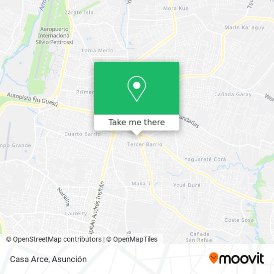 Mapa de Casa Arce