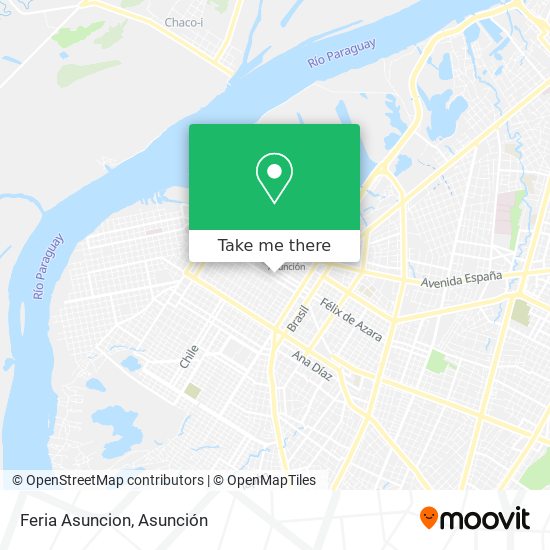 Feria Asuncion map