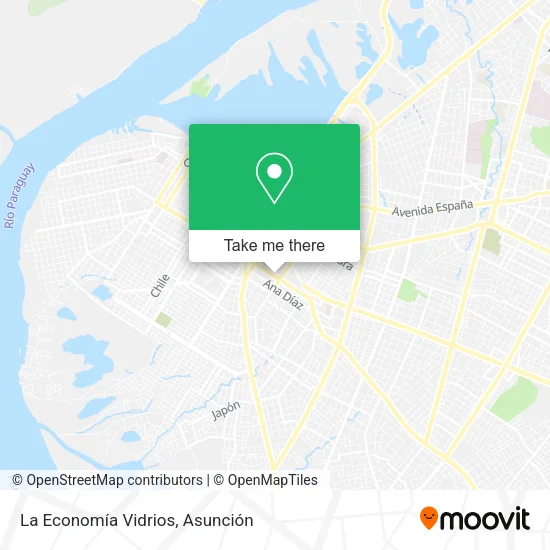 La Economía Vidrios map