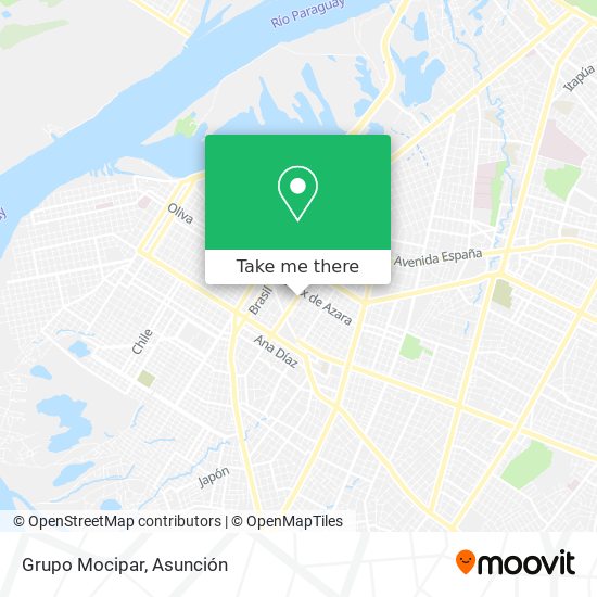 Mapa de Grupo Mocipar