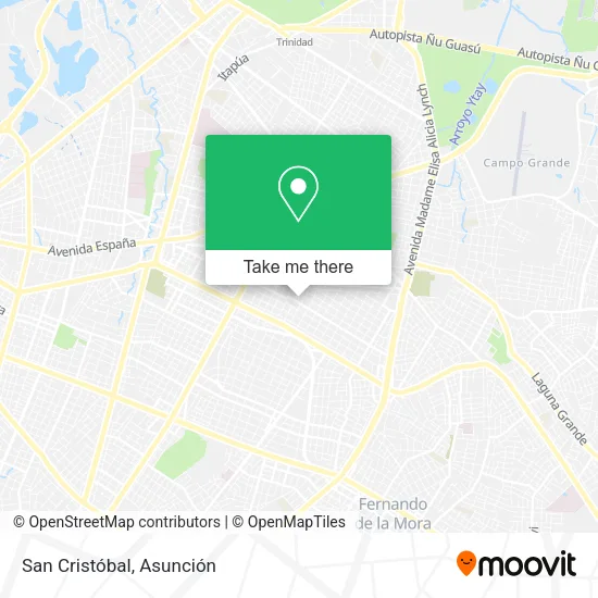 San Cristóbal map