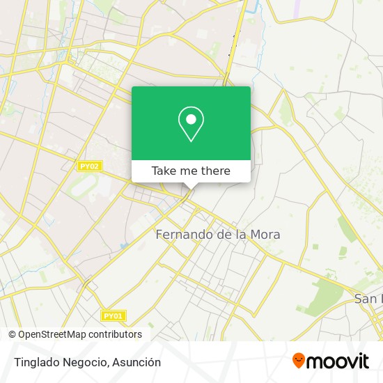 Tinglado Negocio map