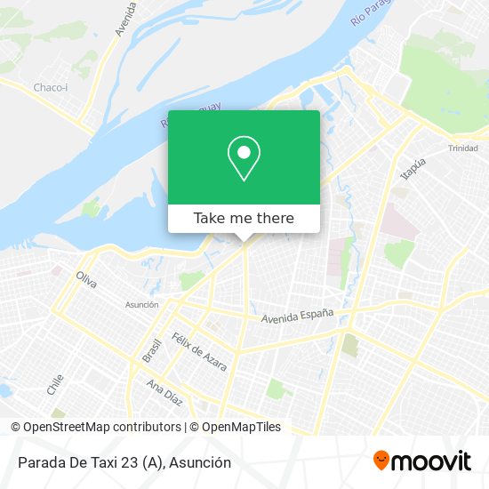 Parada De Taxi 23 (A) map