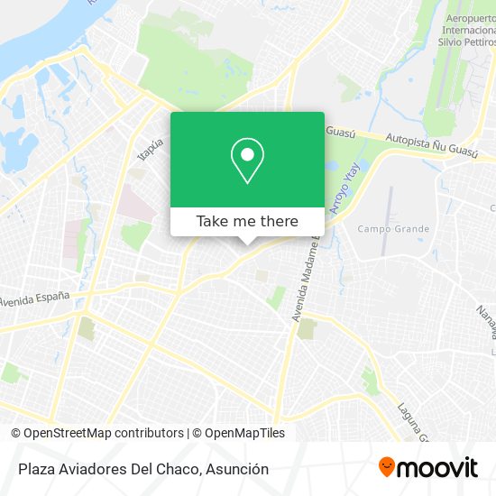 Mapa de Plaza Aviadores Del Chaco