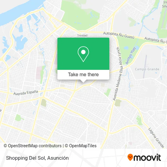 Shopping Del Sol map