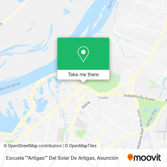Escuela ""Artigas"" Del Solar De Artigas map