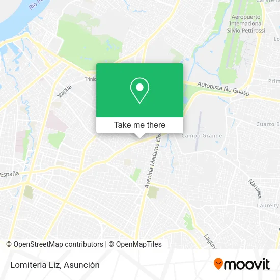 Lomiteria Liz map