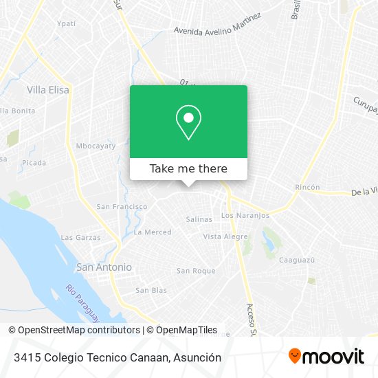 Mapa de 3415 Colegio Tecnico Canaan