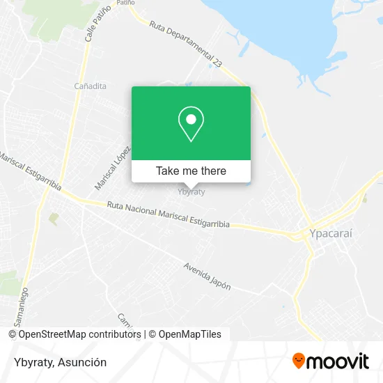 Ybyraty map