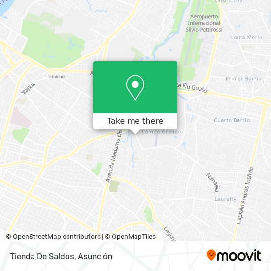 Tienda De Saldos map