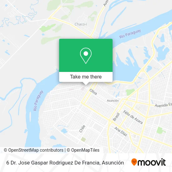 6 Dr. Jose Gaspar Rodriguez De Francia map