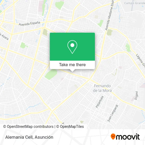 Alemania Cell map