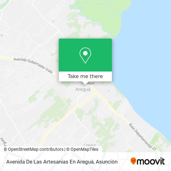 Avenida De Las Artesanias En Areguá map