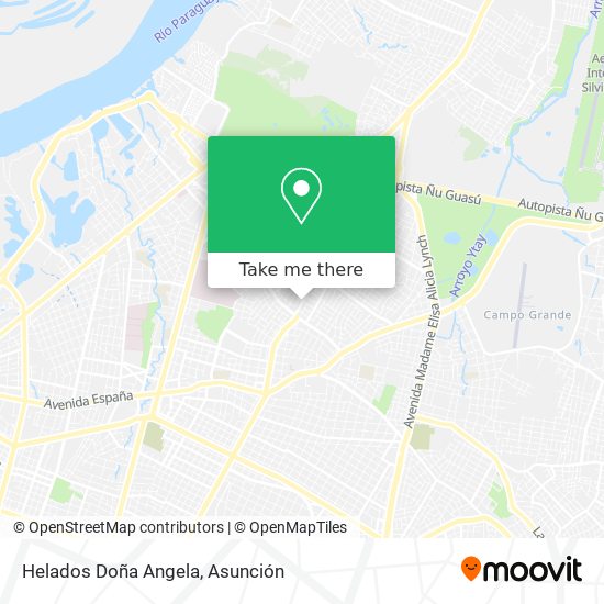 Helados Doña Angela map