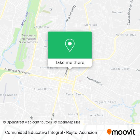 Comunidad Educativa Integral - Rojito map