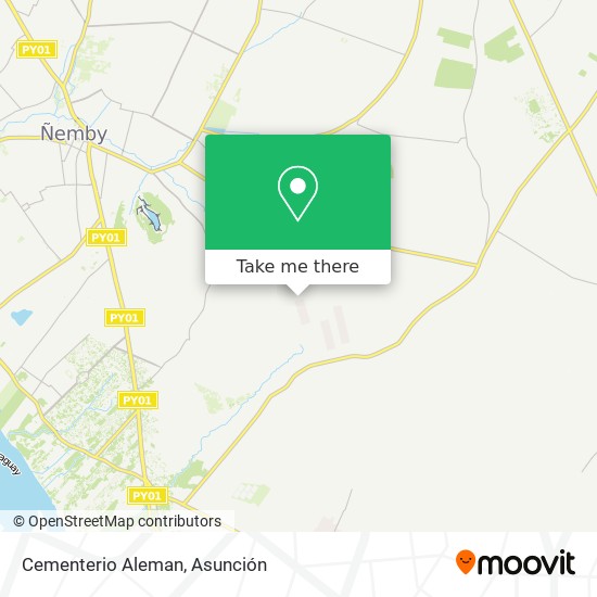 Mapa de Cementerio Aleman