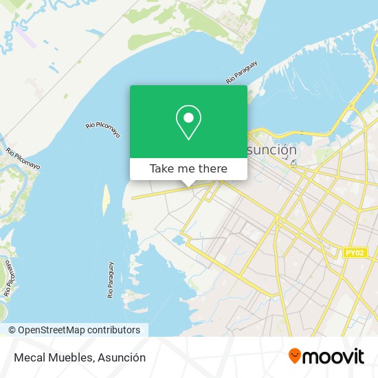Mecal Muebles map