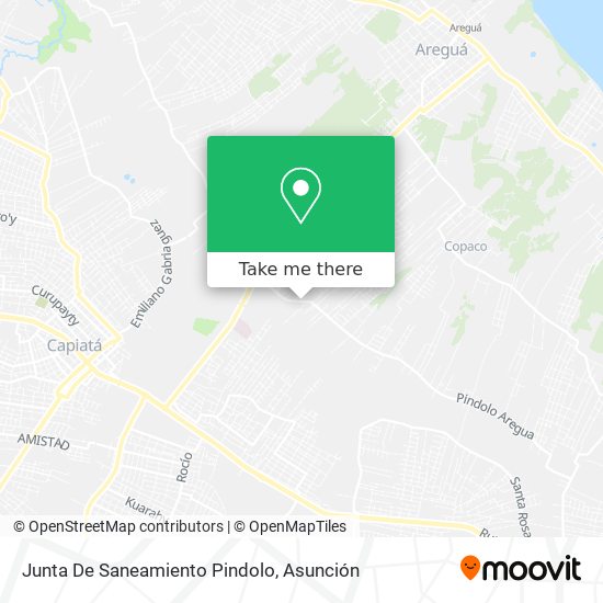 Mapa de Junta De Saneamiento Pindolo