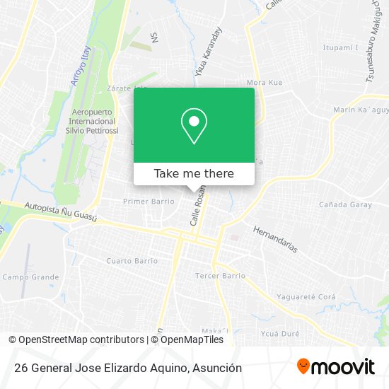 Mapa de 26 General Jose Elizardo Aquino