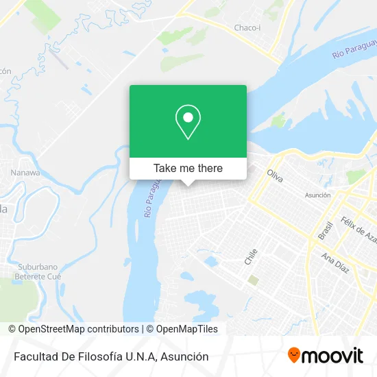 Mapa de Facultad De Filosofía U.N.A