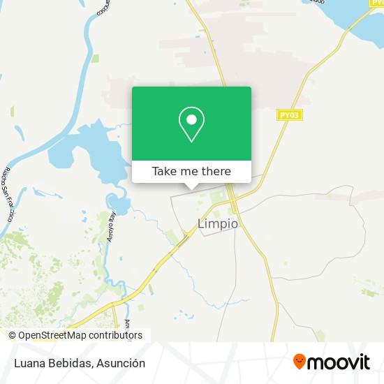 Luana Bebidas map
